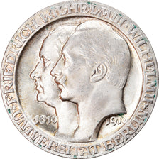Coin, German States, PRUSSIA, Wilhelm II, 3 Mark, 1910, Berlin, MS(60-62)