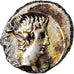 Coin, Augustus, Quinarius, 29-28 BC, Emerita, EF(40-45), Silver, RIC:1A