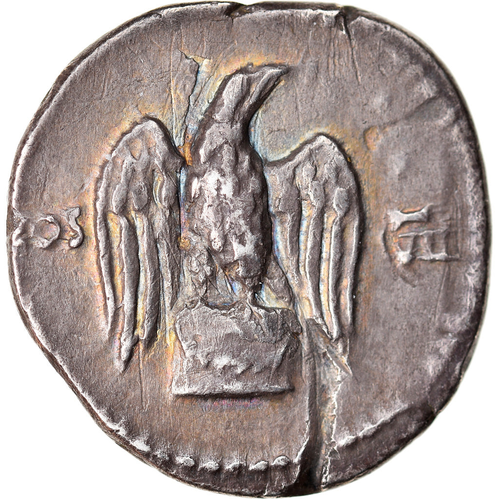 Coin, Vespasian, Denarius, 69-79, Roma, AU(50-53), Silver, RIC:845a