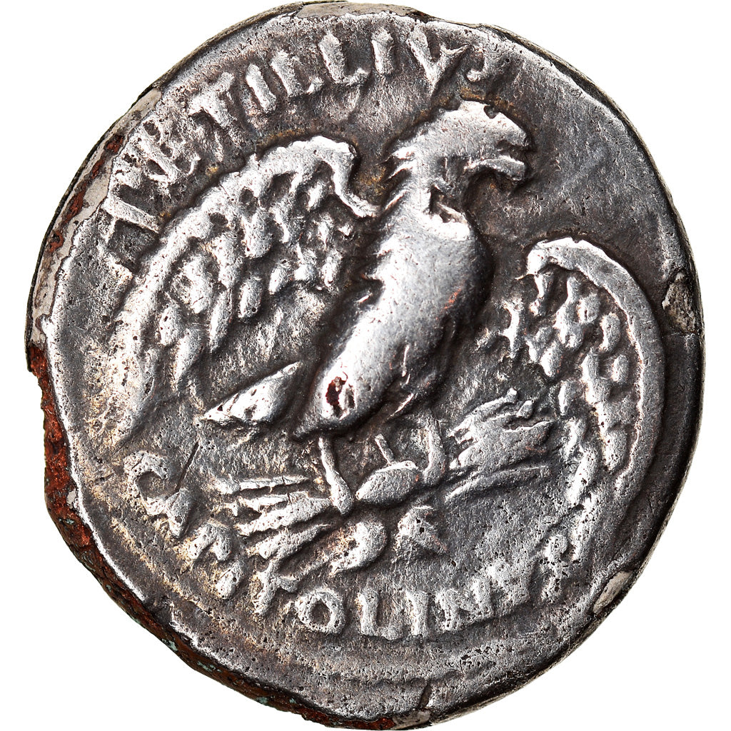 Coin, Petillia, Denarius, Rome, EF(40-45), Silver, Crawford:487/2