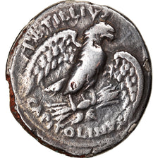 Coin, Petillia, Denarius, Rome, EF(40-45), Silver, Crawford:487/2