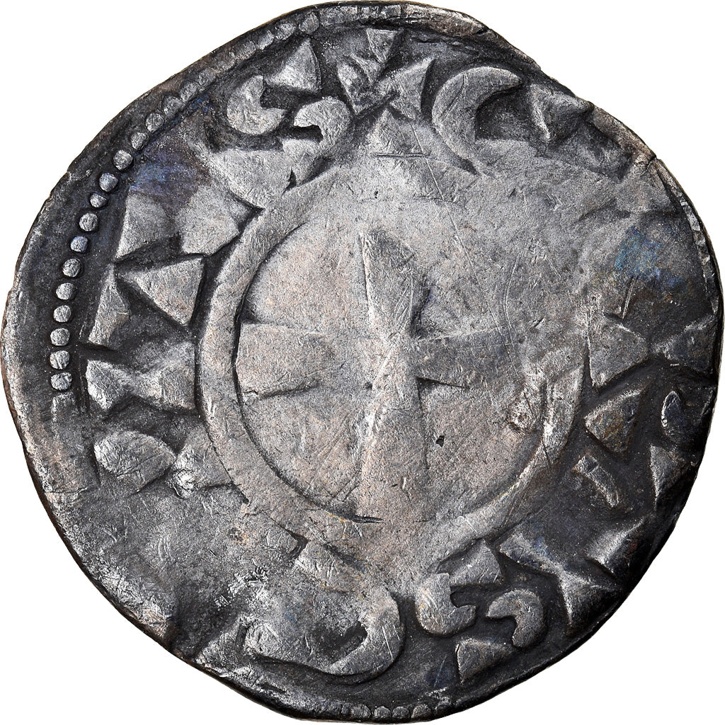 Coin, France, Orléanais, Anonymous, Denarius, Chartres, Rare, VF(30-35)