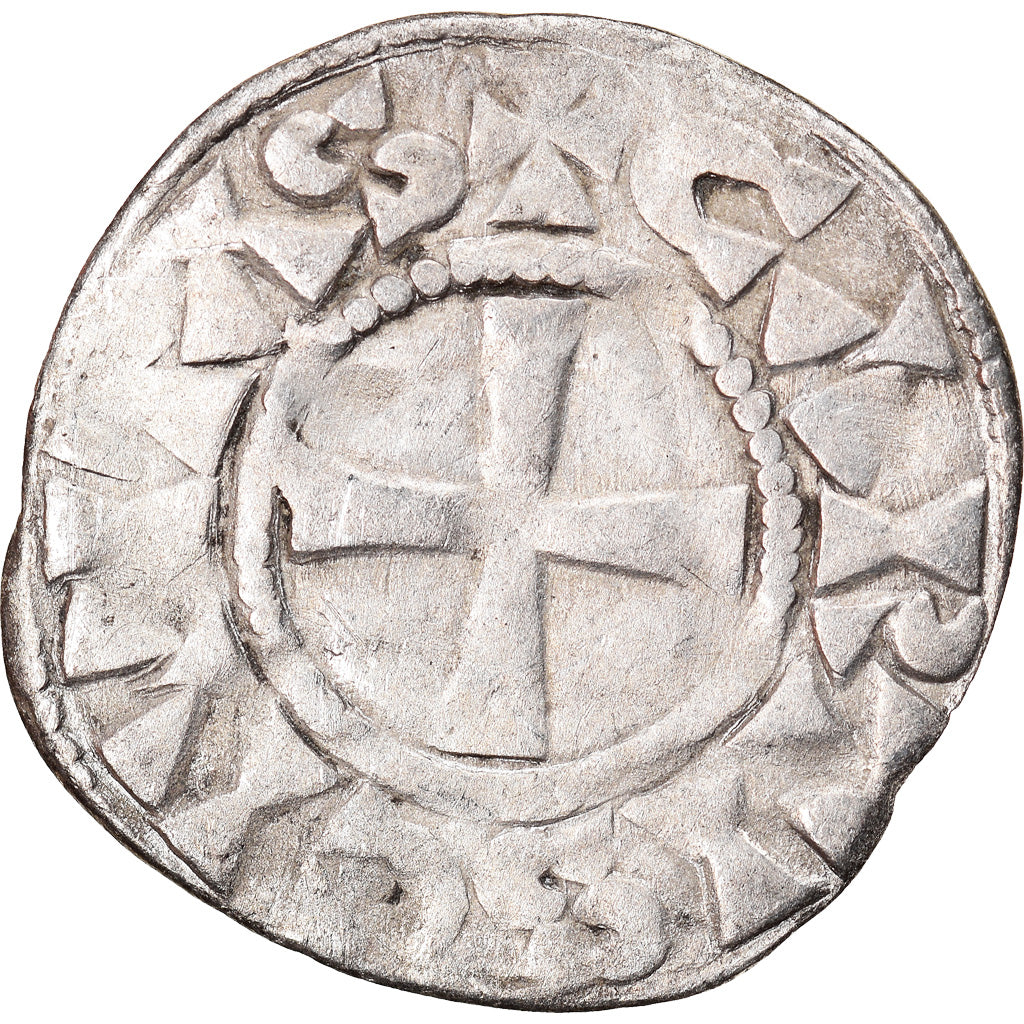 Coin, France, Orléanais, Anonymous, Denarius, Chartres, Rare, VF(30-35)