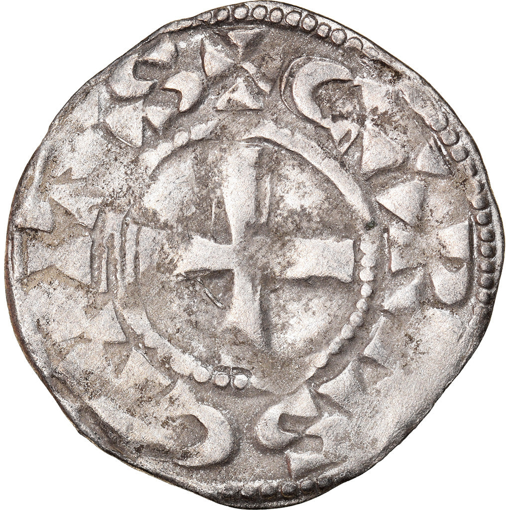 Coin, France, Orléanais, Anonymous, Denarius, Chartres, Rare, VF(30-35)