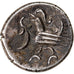 Coin, Cambodia, 2 Pe, 1/2 Fuang, 1847, EF(40-45), Billon, KM:7