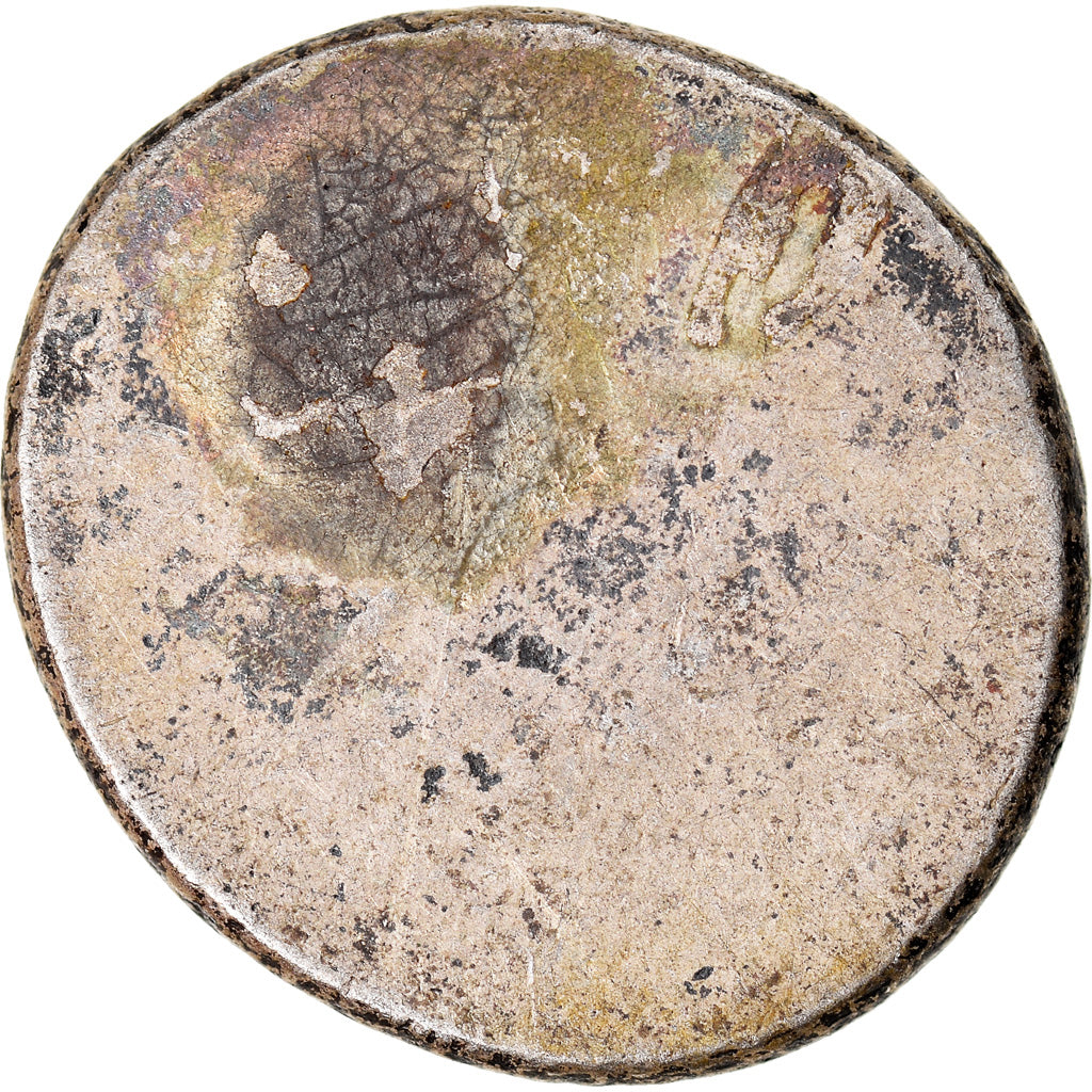 Coin, Cambodia, 2 Pe, 1/2 Fuang, 1847, EF(40-45), Billon, KM:7
