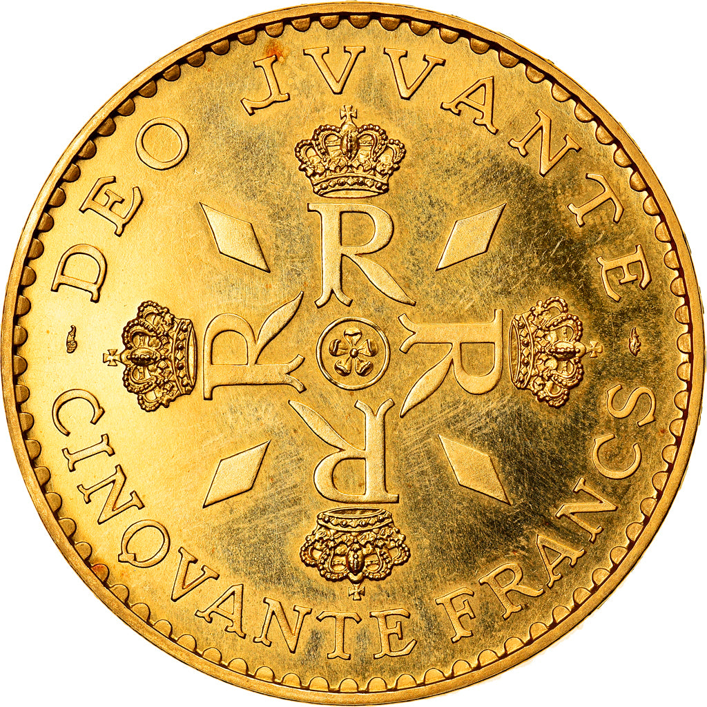 Moneda, Mónaco, 50 Francs, 1974, ESSAI, EBC, Oro, KM:E67, Gadoury:163.5 var