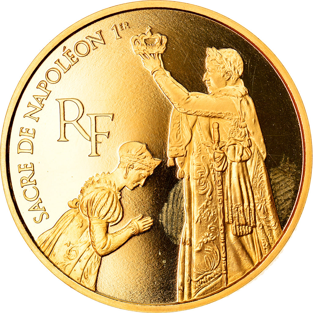 Coin, France, Sacre Napoléon, 100 Francs, 1993, Paris, MS(65-70), Gold