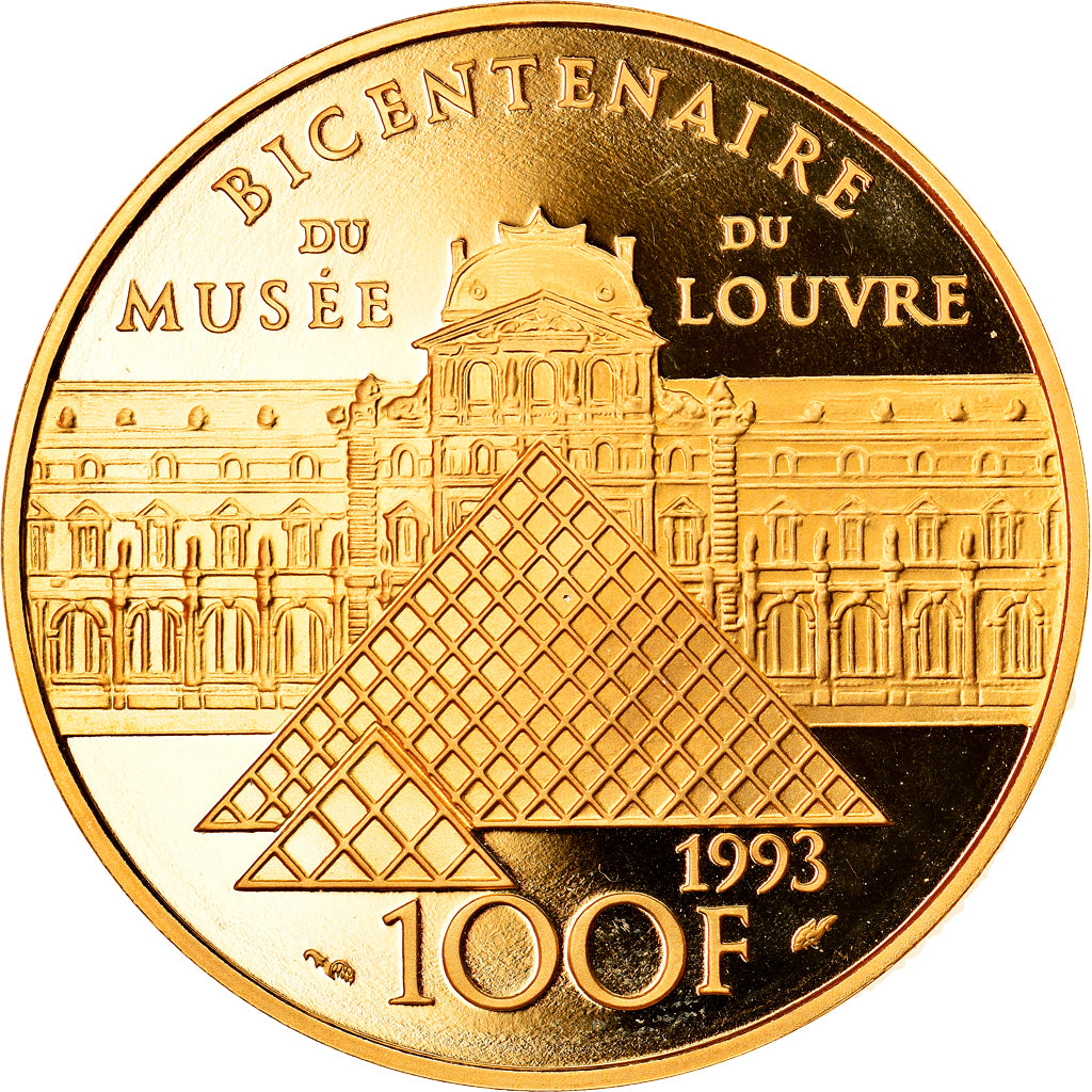 Coin, France, Sacre Napoléon, 100 Francs, 1993, Paris, MS(65-70), Gold
