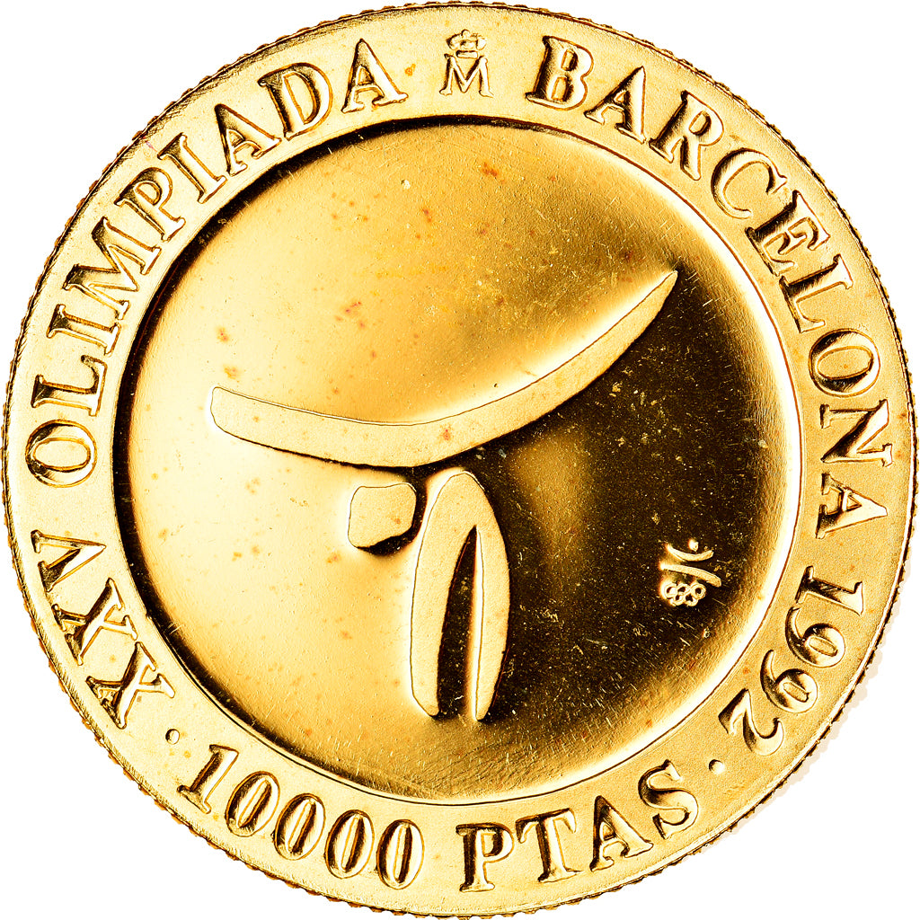 Coin, Spain, Juan Carlos I, 10000 Pesetas, 1992, Madrid, MS(65-70), Gold, KM:915