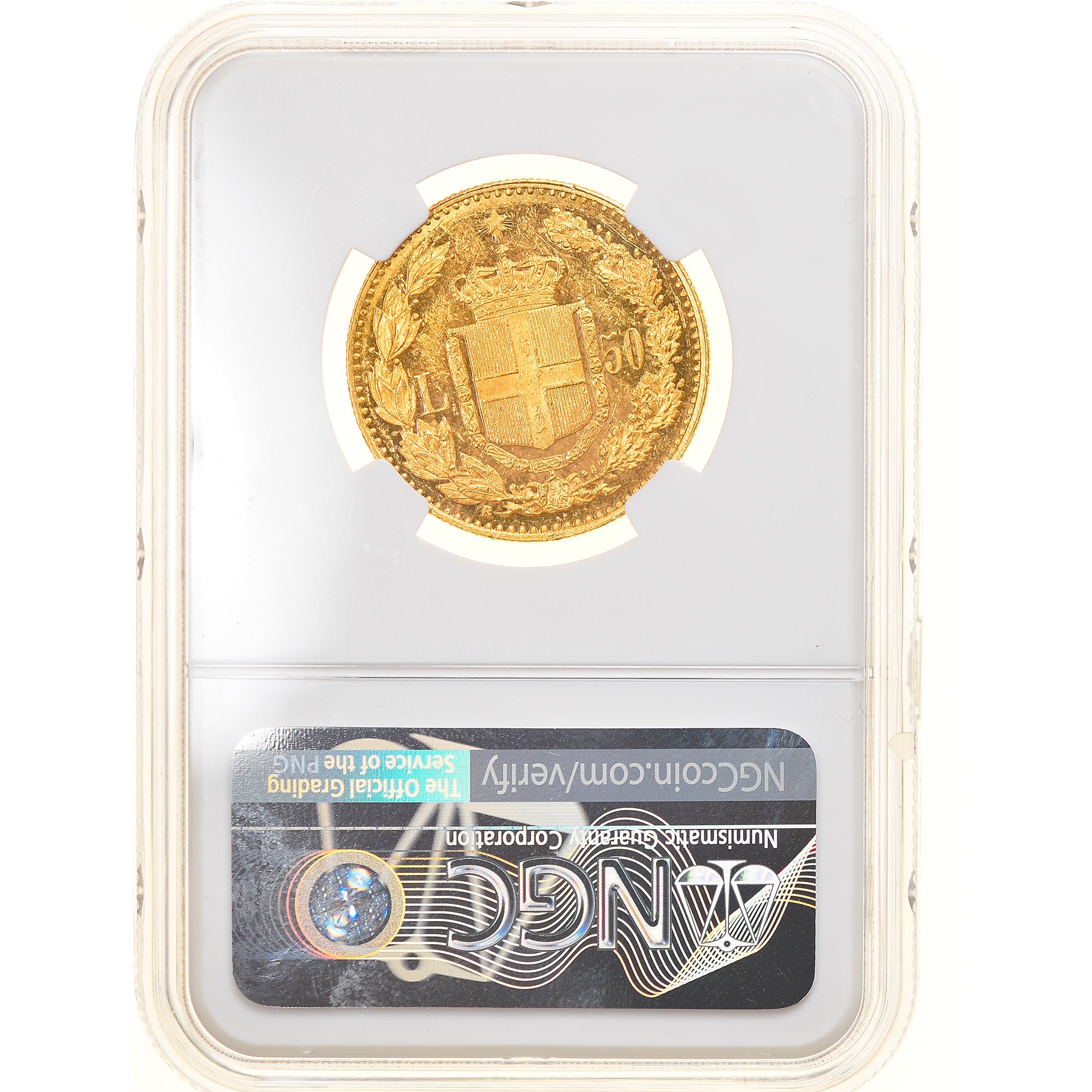 Monnaie, Italie, Umberto I, 50 Lire, 1891, Rome, NGC, MS61, SUP+, Or, KM:25