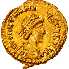 Coin, Anthemius, Tremissis, 467-472, Milan, AU(55-58), Gold, RIC:2903