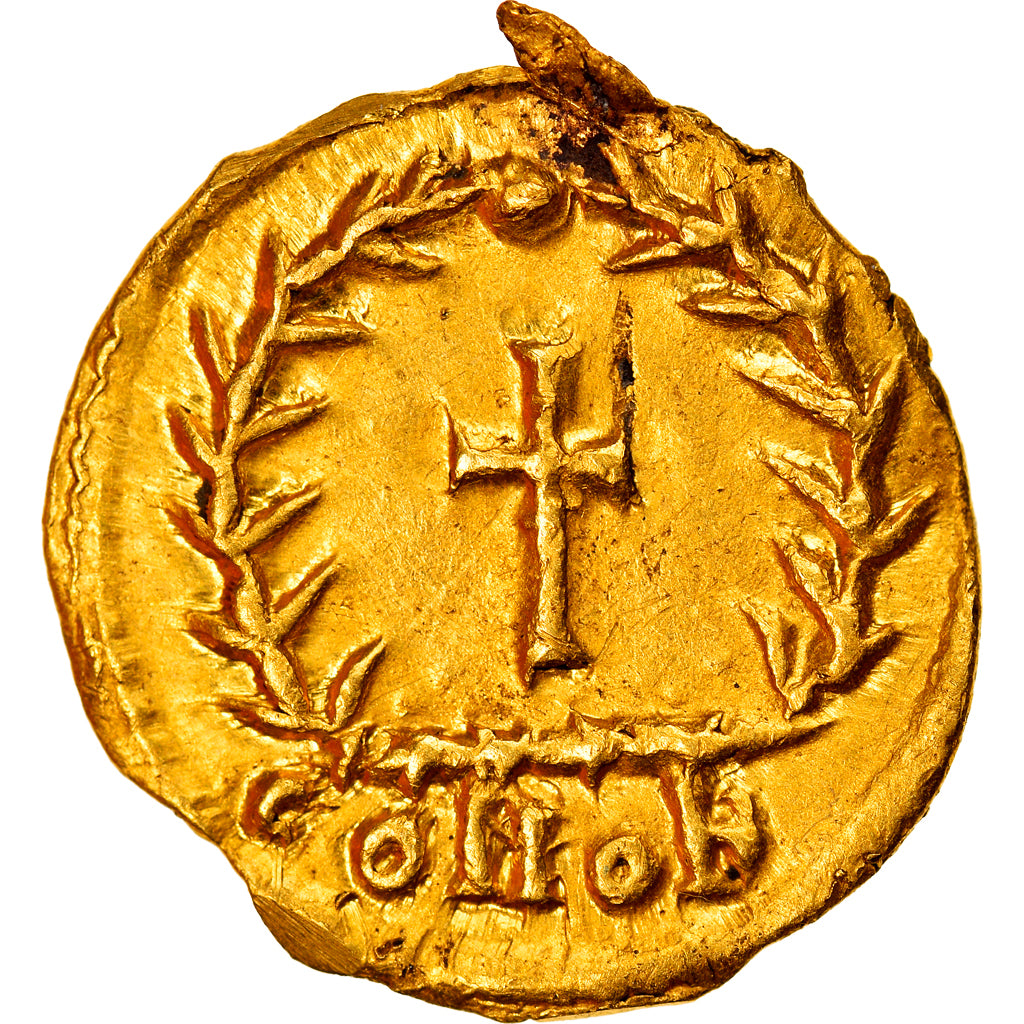 Coin, Anthemius, Tremissis, 467-472, Milan, AU(55-58), Gold, RIC:2903