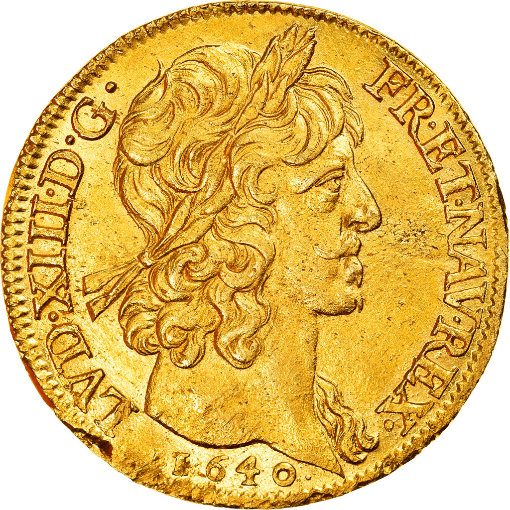 Moneta, Francja, Louis XIII, Double Louis d'or, 2 Louis D'or, 1640, Paris