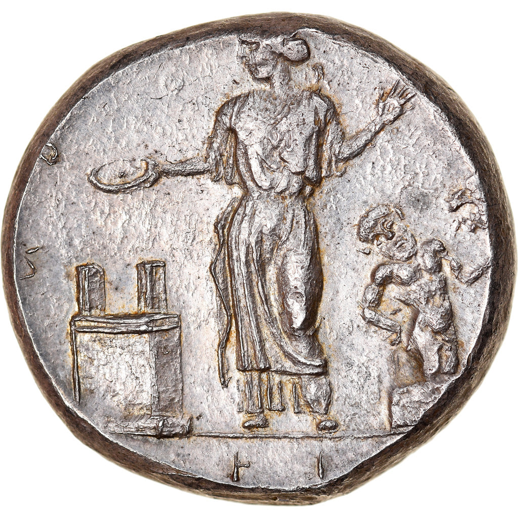 Coin, Sicily, Himera, Tetradrachm, 410 BC, Himera, Rare, MS(60-62), Silver