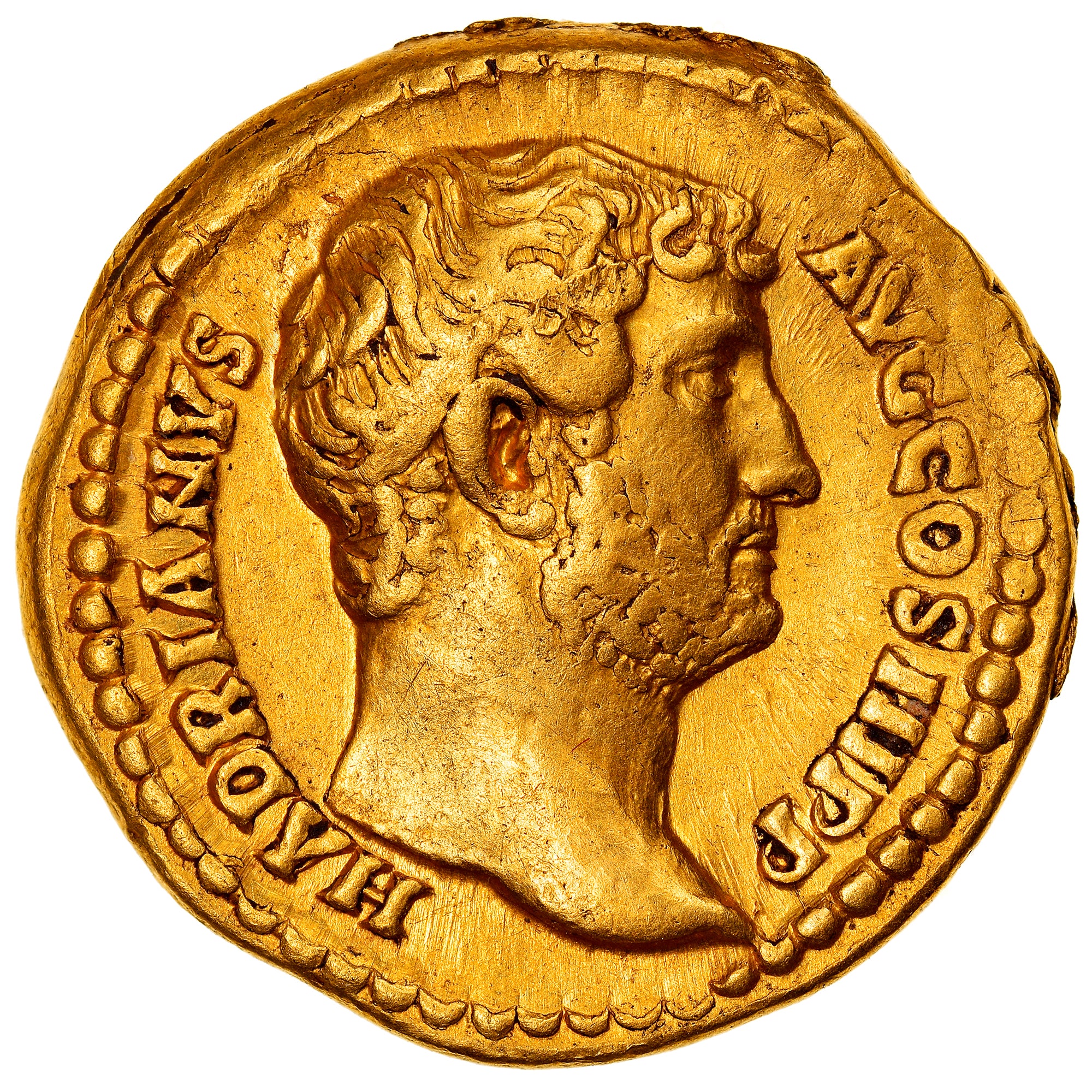 Coin, Hadrian, Aureus, AD 134-138, Rome, AU(50-53), Gold, RIC:249
