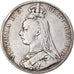 Moneta, Gran Bretagna, Victoria, Crown, 1891, MB, Argento, KM:765