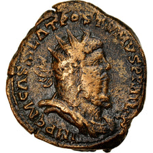 Coin, Postumus, Double Sestertius, Trier, VF(30-35), Bronze, RIC:143