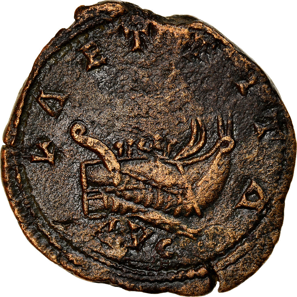 Coin, Postumus, Double Sestertius, Trier, VF(30-35), Bronze, RIC:143