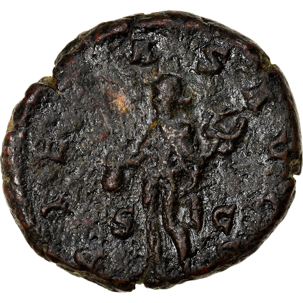 Moneta, Herennius Etruscus, As, 250, Rome, Rare, MB, Rame, RIC:167a