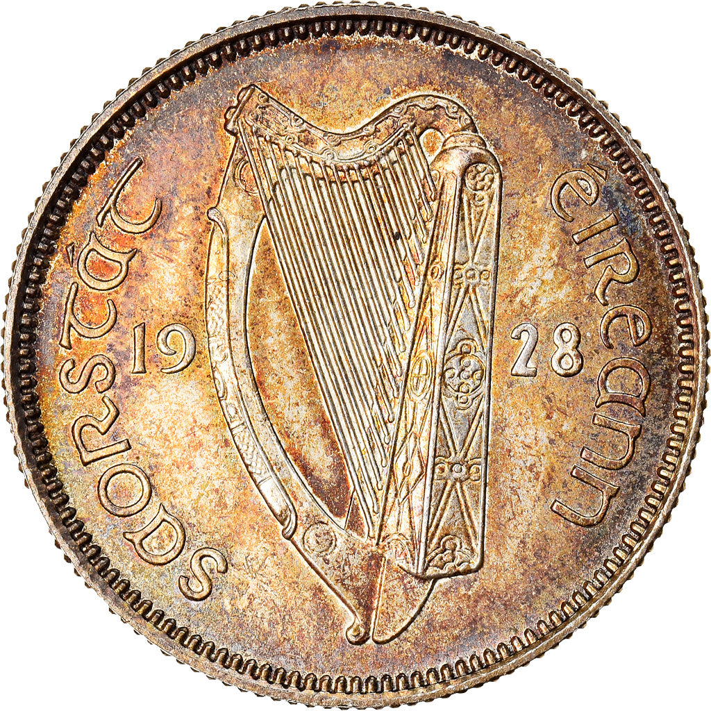 Monnaie, IRELAND REPUBLIC, Shilling, 1928, SPL+, Argent, KM:6