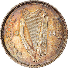Monnaie, IRELAND REPUBLIC, Shilling, 1928, SPL+, Argent, KM:6