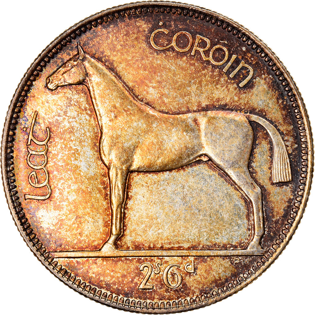 Coin, IRELAND REPUBLIC, Florin, 1928, MS(64), Silver, KM:7