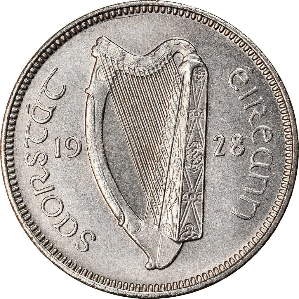 Coin, IRELAND REPUBLIC, 6 Pence, 1928, MS(64), Nickel, KM:5