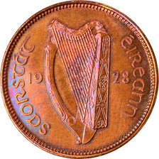 Coin, IRELAND REPUBLIC, Farthing, 1928, MS(64), Bronze, KM:1
