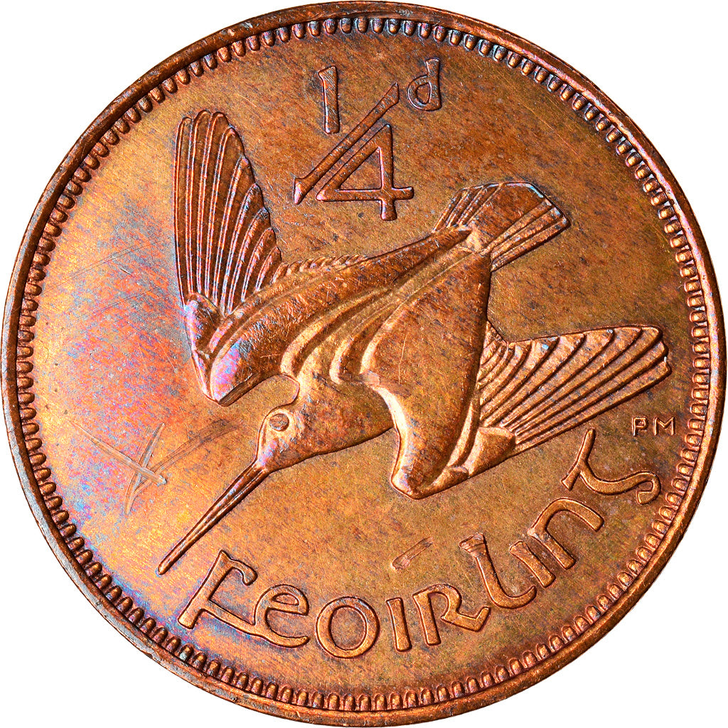 Coin, IRELAND REPUBLIC, Farthing, 1928, MS(64), Bronze, KM:1