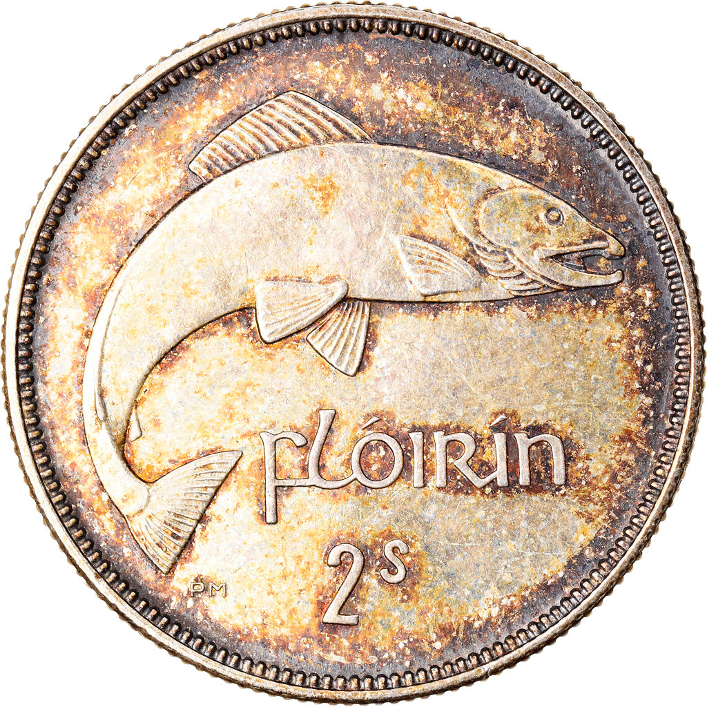 Coin, IRELAND REPUBLIC, Florin, 1928, MS(64), Silver, KM:7