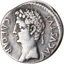 Coin, Augustus, Denarius, 19-18 AC, Rome, EF(40-45), Silver, RIC:37