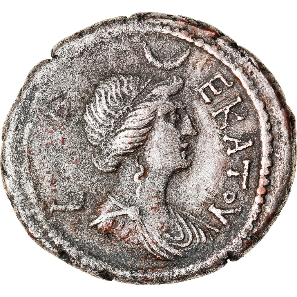 Coin, Hadrian, Tetradrachm, 126-127, Alexandria, EF(40-45), Billon