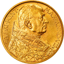 Coin, VATICAN CITY, Pius XI, 100 Lire, 1929, Rome, MS(64), Gold, KM:9