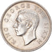 Moneda, Nueva Zelanda, George VI, Crown, 1949, EBC+, Plata, KM:22