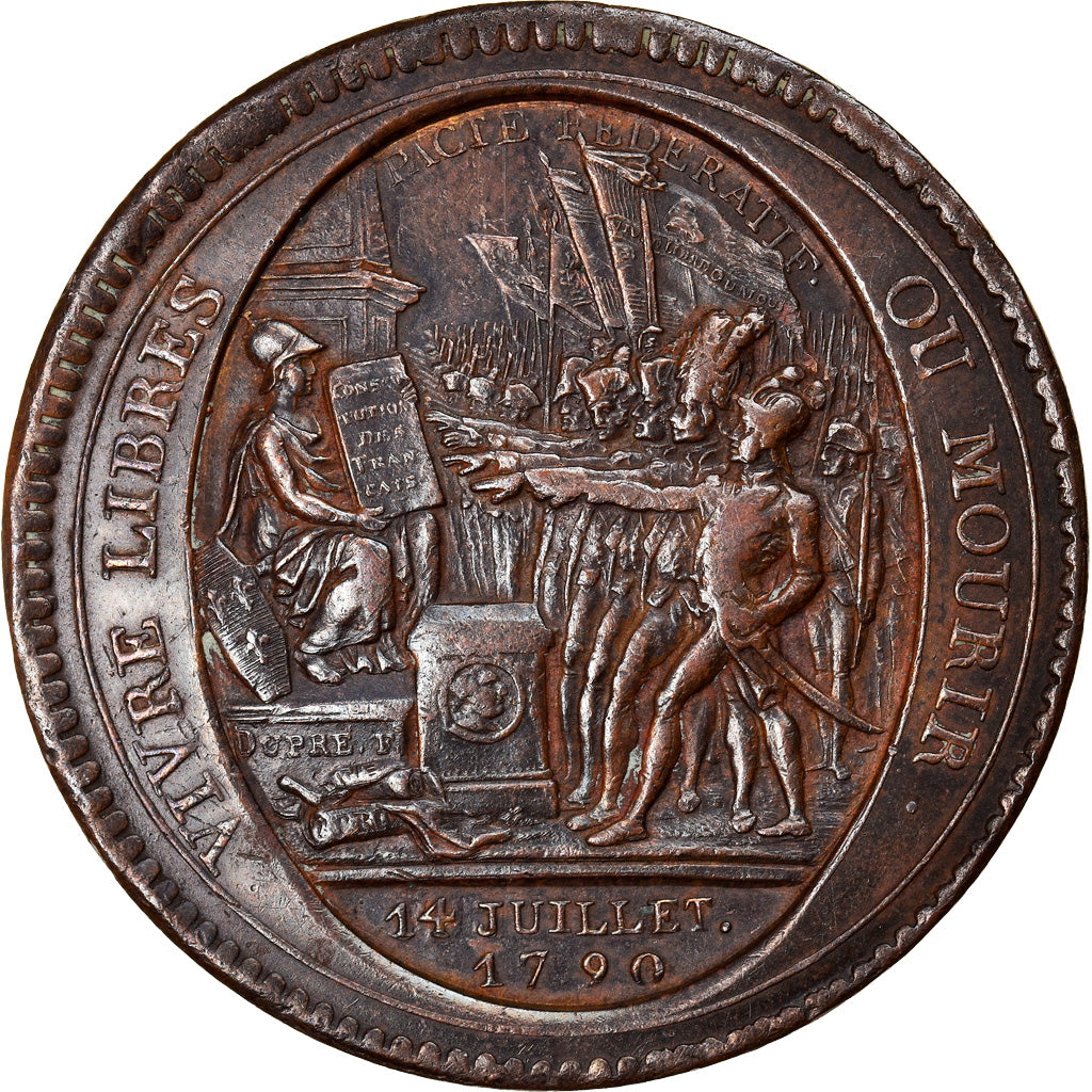 Monnaie, France, 5 Sols, 1792, Birmingham, TTB, Bronze, KM:Tn31