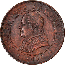 Coin, ITALIAN STATES, PAPAL STATES, Pius IX, 4 Soldi, 20 Centesimi, 1866, Roma
