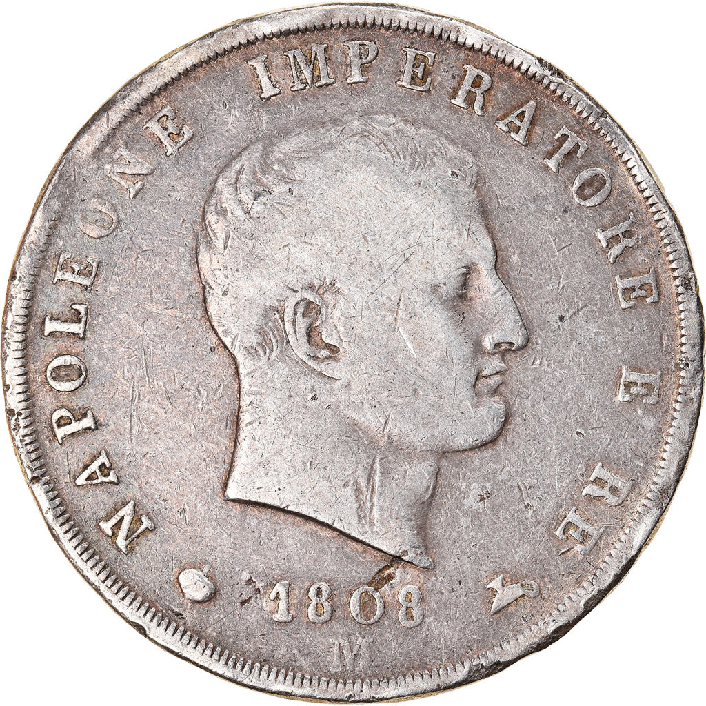 Coin, ITALIAN STATES, KINGDOM OF NAPOLEON, Napoleon I, 5 Lire, 1808, Milan