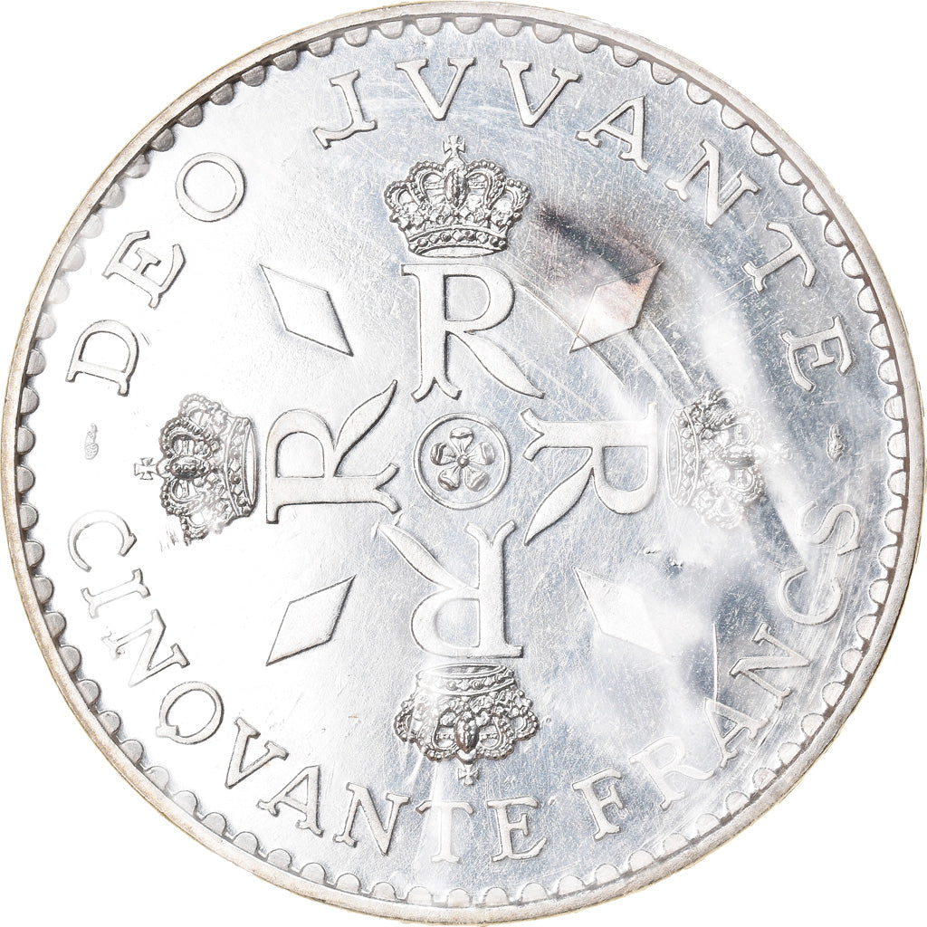Moneta, Monaco, 50 Francs, 1974, ESSAI, SPL, Argento, KM:E66, Gadoury:MC162