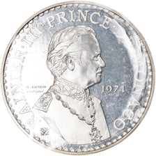 Coin, Monaco, 50 Francs, 1974, Paris, Piéfort, MS(65-70), Silver, Gadoury:MC