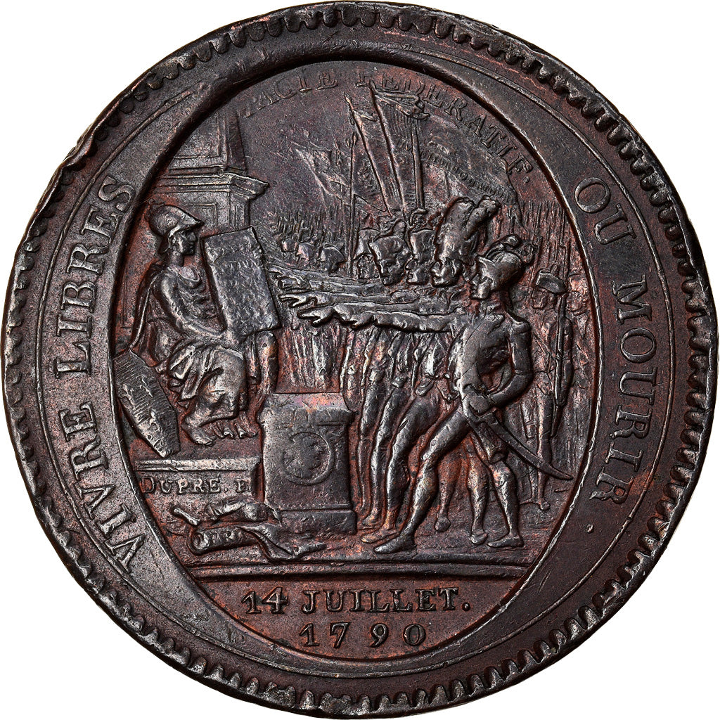 Coin, France, 5 Sols, 1792, Birmingham, AU(50-53), Bronze, KM:Tn31