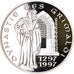 Monaco, Medal, Dynastie des Grimaldi, 1997, MS(65-70), Srebro