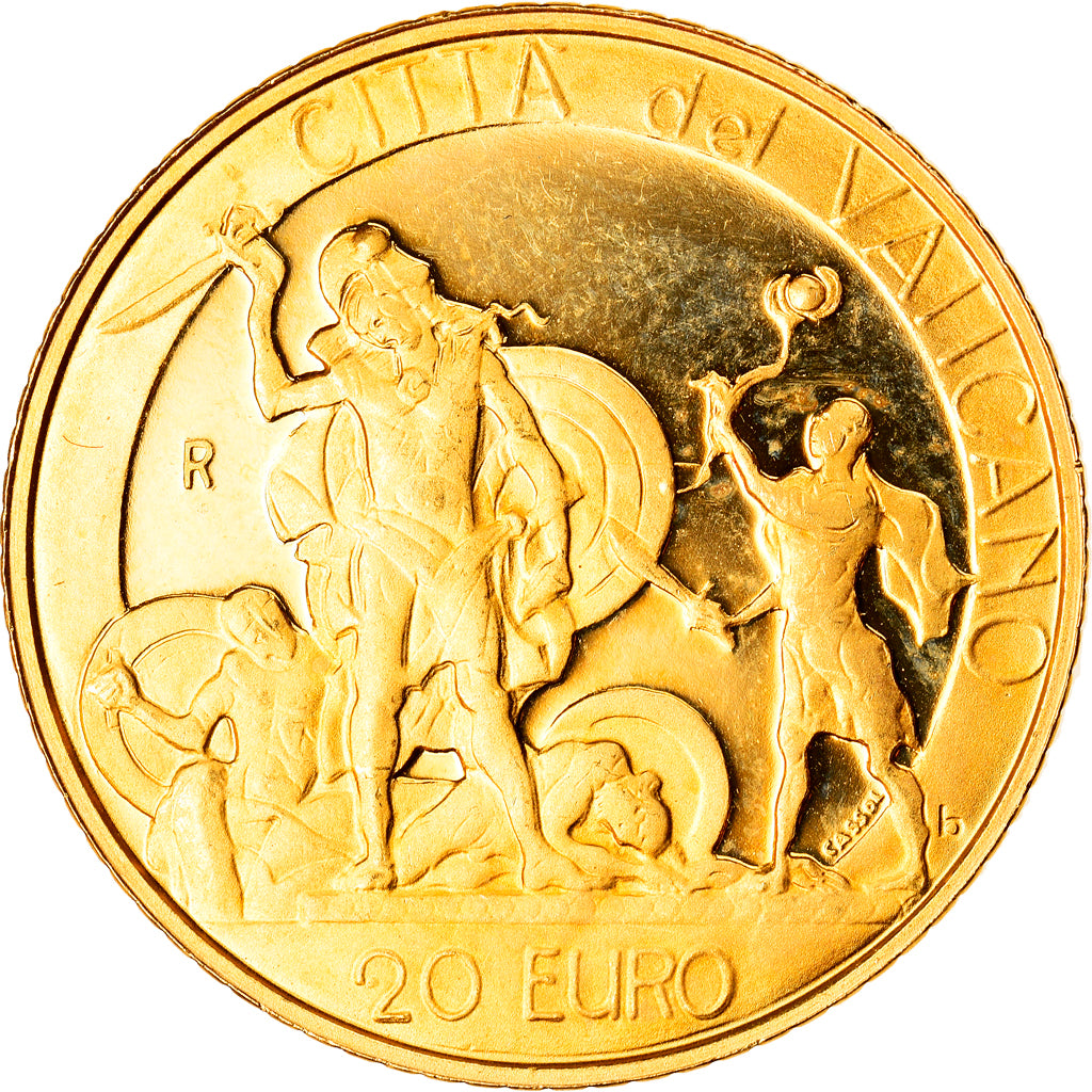 Vatican, Jean-Paul II, 20 Euro, 2004, Rome, MS(63), Gold