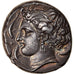 Munten, Sicilië, Siculo-Punic, Tetradrachm, 350-320 BC, Very rare, UNC, Zilver