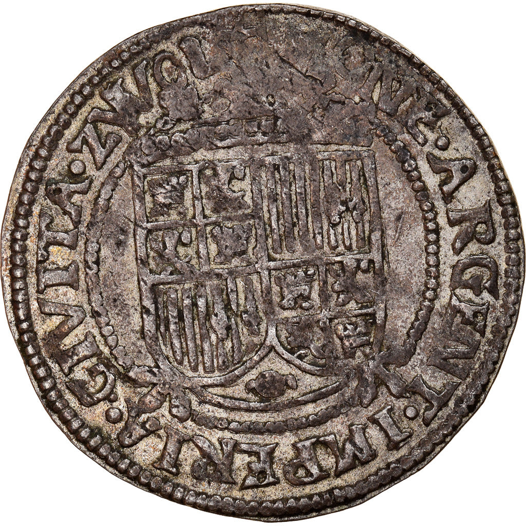Monnaie, Pays-Bas, Rudolf II, 6 Stuivers, Arendschelling, Zwolle, TTB+, Argent