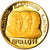 Itália, Medal, Apollo 11, Le Premier Homme sur la Lune, 1969, MS(63), Dourado