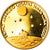 Itália, Medal, Apollo 11, Le Premier Homme sur la Lune, 1969, MS(63), Dourado