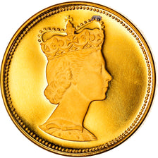 Reino Unido, medalla, Queen Elizabeth II, SC, Oro