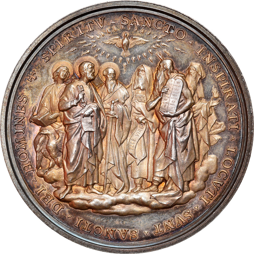 Vatican, Medal, Leo XIII, Spiritu Sancto, Religions & beliefs, 1882, Bianchi