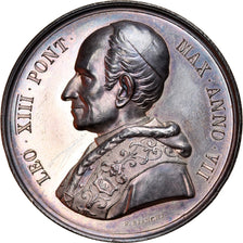 Vatican, Medal, Leo XIII, Basilica, Religions & beliefs, 1884, Bianchi, MS(64)